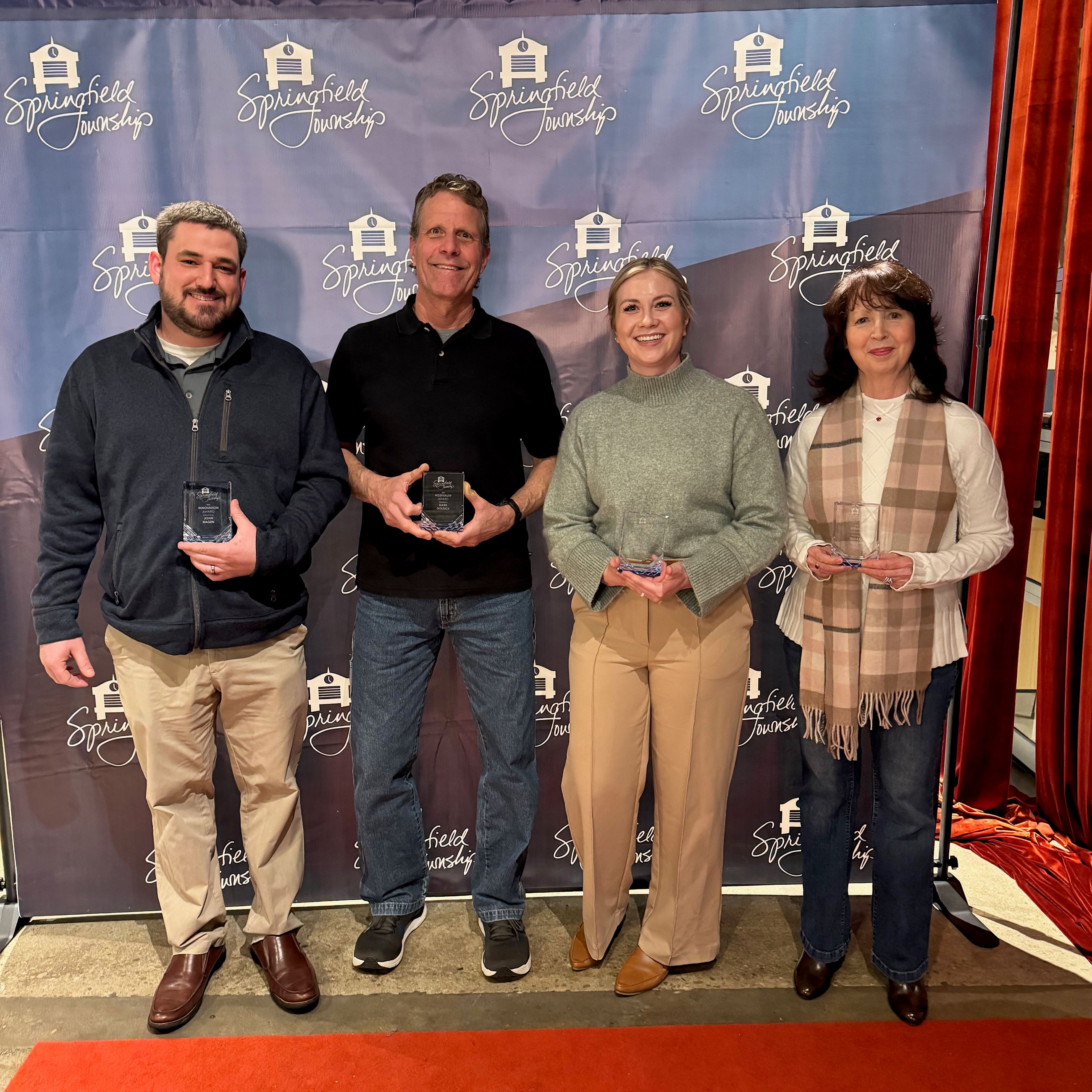 John Hagen, Mark Goldick, Kirsten Tuscany, and Tamara Kunkel