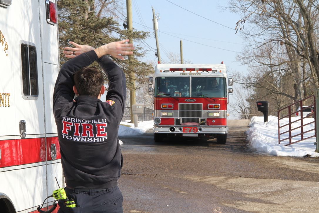 Myers flags down Engine 79