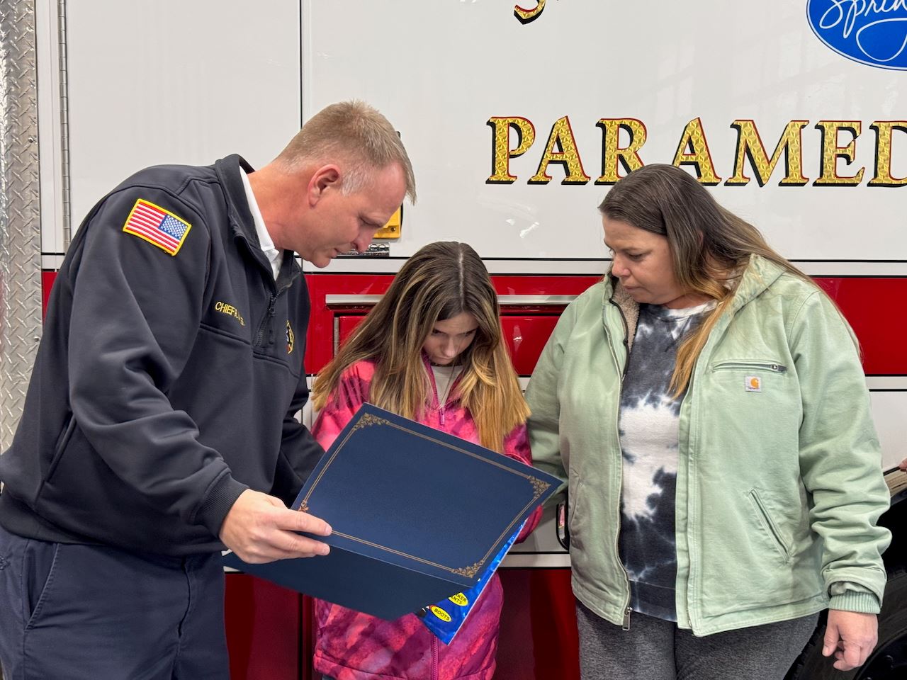 Chief Miller and Mikayla